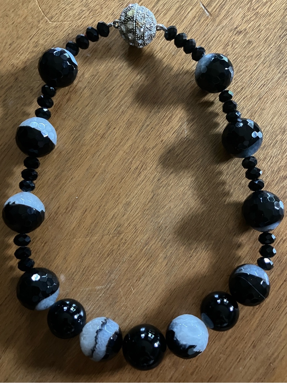 Orca Agate Beaded Necklace